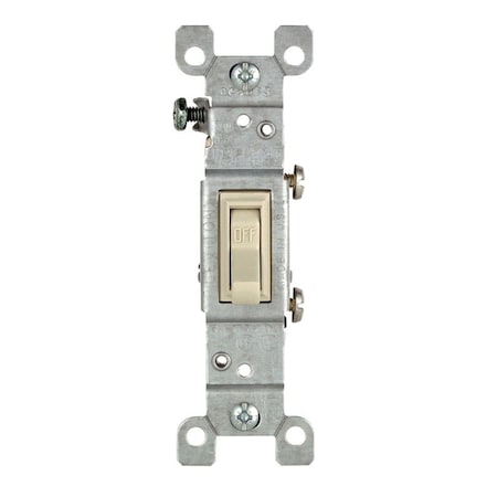 Or 15V 1-pole Residential Grade Co-alr AC Quiet Toggle Switch, Ivy OR3307856